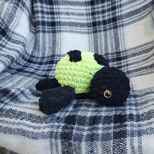 Crochet Halloween Pumpkin Turtle
